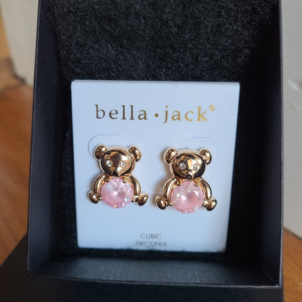 Bella. Jack Teddy 🧸 Bear 🐻 Earrings